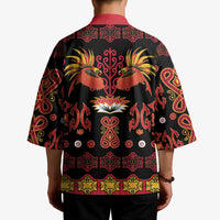 Papua Batik Motif Kimono Papua Spirit Black Version - Polynesian Pride
