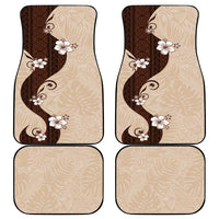 Polynesia Hibiscus Car Mats Cameo Curve Motif - Polynesian Pride