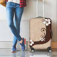 Polynesia Hibiscus Luggage Cover Cameo Curve Motif - Polynesian Pride