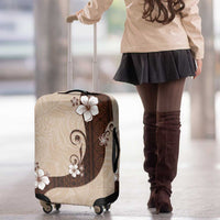 Polynesia Hibiscus Luggage Cover Cameo Curve Motif - Polynesian Pride