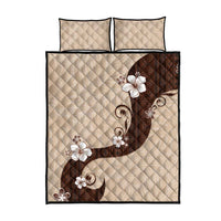 Polynesia Hibiscus Quilt Bed Set Cameo Curve Motif - Polynesian Pride
