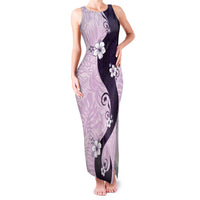 Polynesia Hibiscus Family Matching Tank Maxi Dress and Hawaiian Shirt Thistle Curve Motif - Polynesian Pride