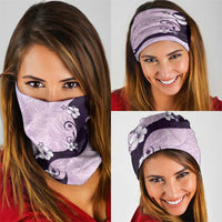 Polynesia Hibiscus Neck Gaiter Thistle Curve Motif - Polynesian Pride