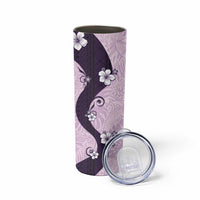 Polynesia Hibiscus Skinny Tumbler Thistle Curve Motif - Polynesian Pride
