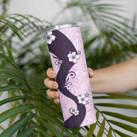 Polynesia Hibiscus Skinny Tumbler Thistle Curve Motif - Polynesian Pride