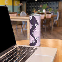 Polynesia Hibiscus Skinny Tumbler Thistle Curve Motif - Polynesian Pride