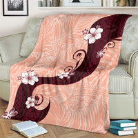 Polynesia Hibiscus Blanket Rose Bud Curve Motif LT05 - Polynesian Pride