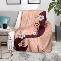 Polynesia Hibiscus Blanket Rose Bud Curve Motif LT05 - Polynesian Pride