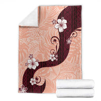Polynesia Hibiscus Blanket Rose Bud Curve Motif LT05 - Polynesian Pride