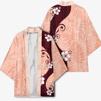 Polynesia Hibiscus Kimono Rose Bud Curve Motif - Polynesian Pride