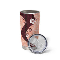 Polynesia Hibiscus Tumbler Cup Rose Bud Curve Motif - Polynesian Pride