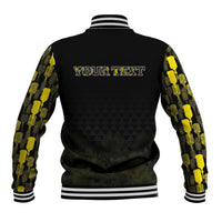 Personalised Aloha Hawaii Kahili Baseball Jacket Kanaka Maoli With Kakau Pattern