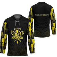 Personalised Aloha Hawaii Kahili Hockey Jersey Kanaka Maoli With Kakau Pattern