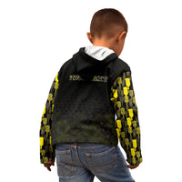Personalised Aloha Hawaii Kahili Kid Hoodie Kanaka Maoli With Kakau Pattern