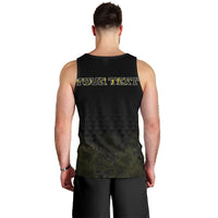 Personalised Aloha Hawaii Kahili Men Tank Top Kanaka Maoli With Kakau Pattern