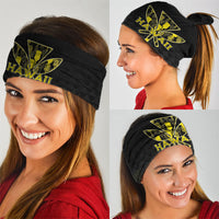 Aloha Hawaii Kahili Neck Gaiter Kanaka Maoli With Kakau Pattern