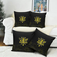 Aloha Hawaii Kahili Pillow Cover Kanaka Maoli With Kakau Pattern