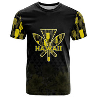 Personalised Aloha Hawaii Kahili T Shirt Kanaka Maoli With Kakau Pattern
