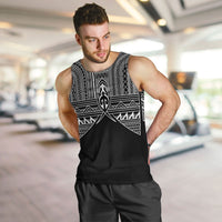 Philippines Igorot Tribal Inspired Men Tank Top Black Version
