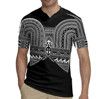 Philippines Igorot Tribal Inspired Rugby Jersey Black Version