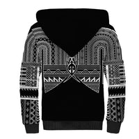 Philippines Igorot Tribal Inspired Sherpa Hoodie Black Version