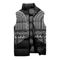 Philippines Igorot Tribal Inspired Sleeveless Puffer Jacket Black Version