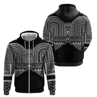 Philippines Igorot Tribal Inspired Zip Hoodie Black Version