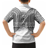 Philippines Igorot Tribal Inspired Kid Hawaiian Shirt White Version