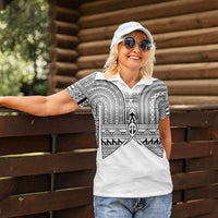 Philippines Igorot Tribal Inspired Women Polo Shirt White Version