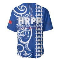 Samoa HRPP Party Baseball Jersey Polynesian Pattern - Polynesian Pride