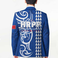 Samoa HRPP Party Blazer Polynesian Pattern - Polynesian Pride
