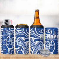 Samoa HRPP Party 4 in 1 Can Cooler Tumbler Polynesian Pattern - Polynesian Pride