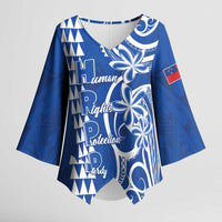 Samoa HRPP Party Kimono Sleeve Blouse Polynesian Pattern - Polynesian Pride