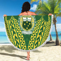 Samoa SUP Beach Blanket Samoan Coat Of Arms - Polynesian Pride