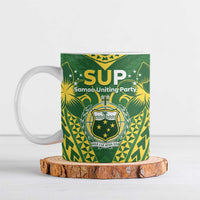 Samoa SUP Ceramic Mug Samoan Coat Of Arms - Polynesian Pride