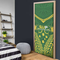 Samoa SUP Door Cover Samoan Coat Of Arms - Polynesian Pride