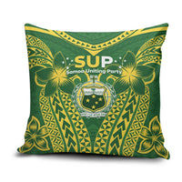 Samoa SUP Pillow Cover Samoan Coat Of Arms - Polynesian Pride