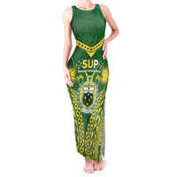 Samoa SUP Tank Maxi Dress Samoan Coat Of Arms - Polynesian Pride