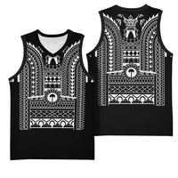 Philippines Igorot Tribal Art Tattoo Black Basketball Jersey - Polynesian Pride