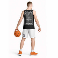 Philippines Igorot Tribal Art Tattoo Black Basketball Jersey - Polynesian Pride