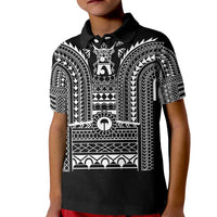 Philippines Igorot Tribal Art Tattoo Black Kid Polo Shirt - Polynesian Pride