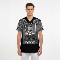 Philippines Igorot Tribal Art Tattoo Black Scrub Top - Polynesian Pride