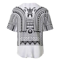 Philippines Igorot Tribal Art Tattoo White Baseball Jersey - Polynesian Pride