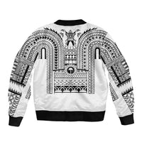 Philippines Igorot Tribal Art Tattoo White Bomber Jacket - Polynesian Pride