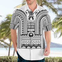 Philippines Igorot Tribal Art Tattoo White Hawaiian Shirt - Polynesian Pride