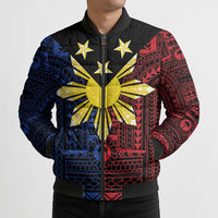Philippines Sun Star Bomber Puffer Jacket Igorot Tribal Inspiration - Polynesian Pride