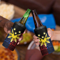 Philippines Sun Star 4 in 1 Can Cooler Tumbler Igorot Tribal Inspiration - Polynesian Pride