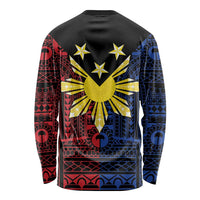 Philippines Sun Star Long Sleeve Shirt Igorot Tribal Inspiration - Polynesian Pride