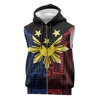 Philippines Sun Star Sleeveless Zip Hoodie Igorot Tribal Inspiration - Polynesian Pride