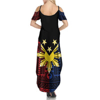 Philippines Sun Star Summer Maxi Dress Igorot Tribal Inspiration - Polynesian Pride